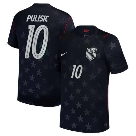 Men's Christian Pulisic Blue USMNT 2026 Away Stadium Replica Jersey