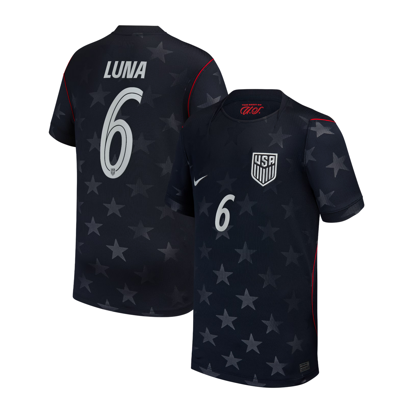 Diego Luna USMNT Youth 2026/27 Away Stadium Replica Jersey - Blue