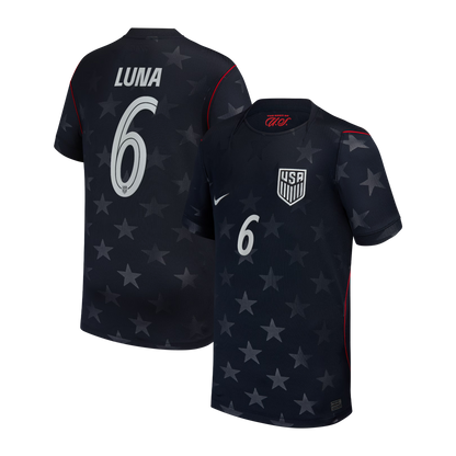 Diego Luna USMNT Youth 2026/27 Away Stadium Replica Jersey - Blue