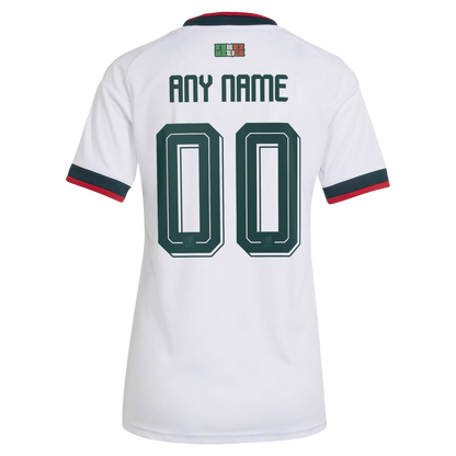 Mexico National Team Women's 2026 Away Replica Custom Jersey - White