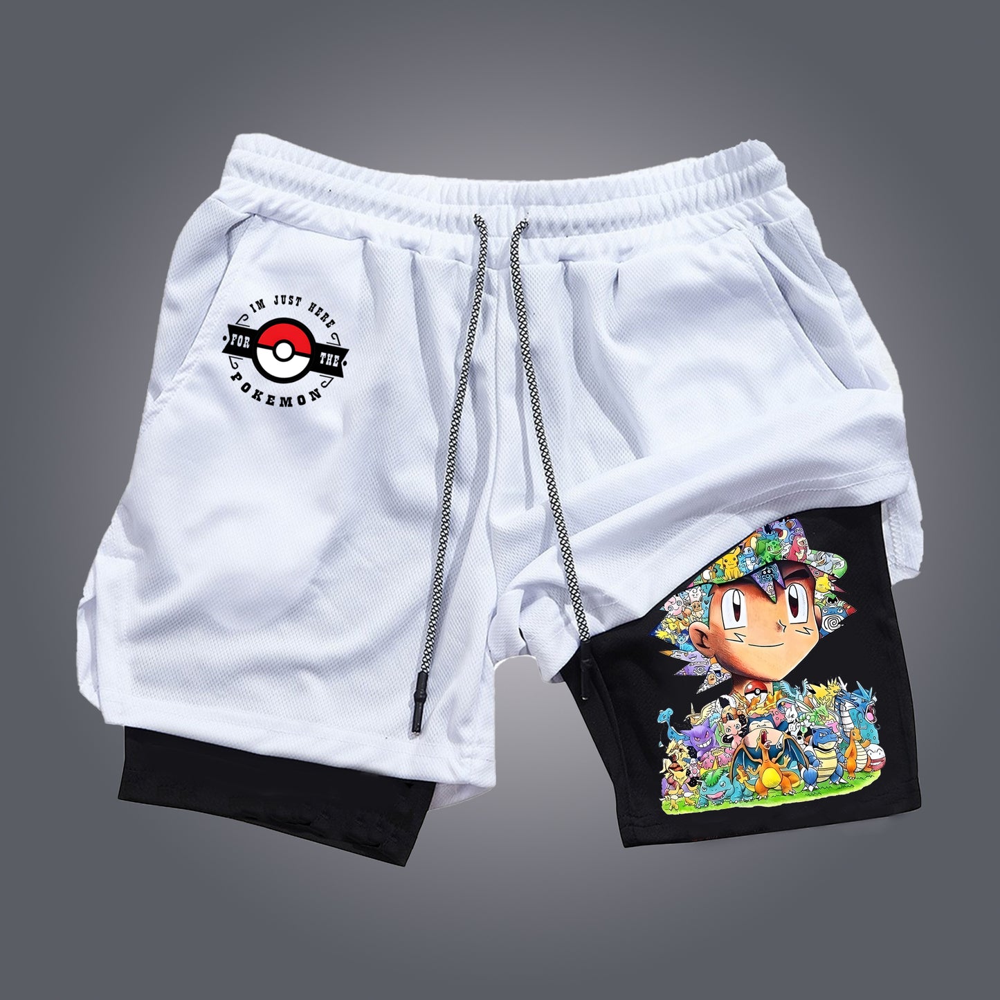 Pokémon Unisex Casual Anime Streetwear Shorts