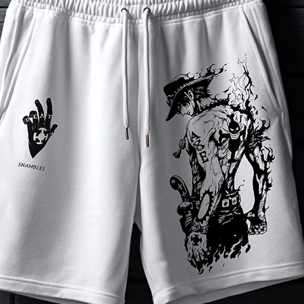 Stylish Graphic Print Shorts For Men