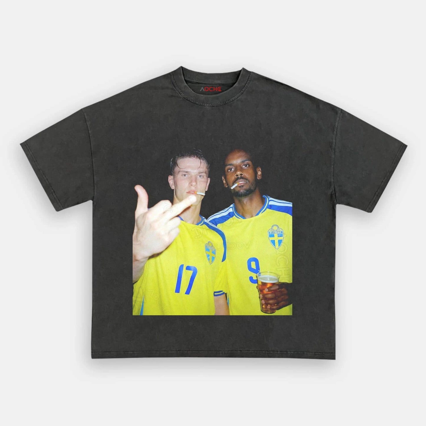 Sweden Football Style Tee 2.7