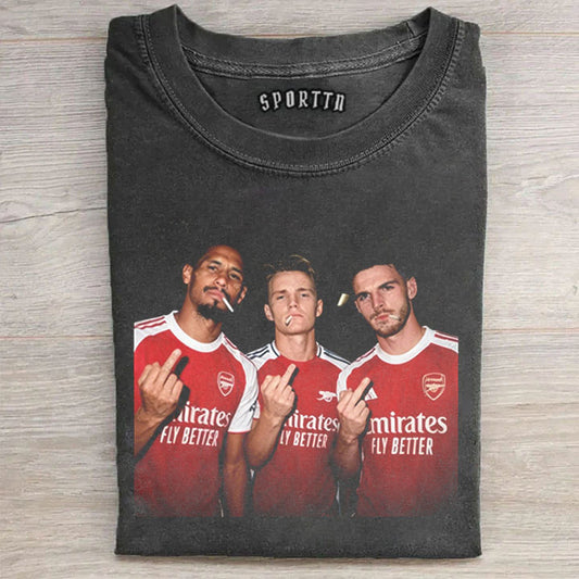 William Saliba & Martin Odegaard & Declan Rice Tee
