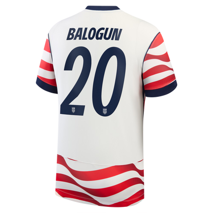 Folarin Balogun USMNT 2026 Home Stadium Replica Jersey - White