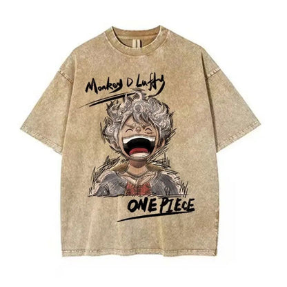 Unisex Anime Inspired Vintage T-Shirt
