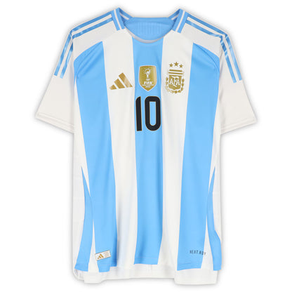 Lionel Messi Argentina National Team Autographed Fanatics Authentic 2024 Authentic Jersey