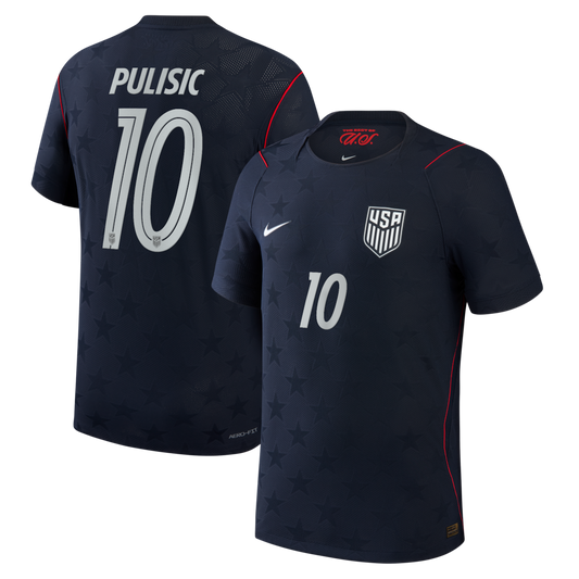 Men's Christian Pulisic Blue USMNT 2026 Away Match Jersey