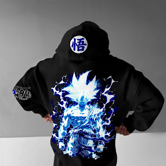 Unisex Anime Print  Casual Oversized Hoodie