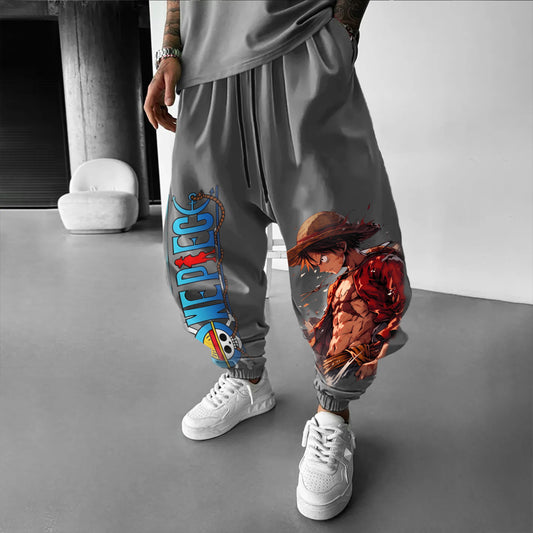 Unisex Anime Inspired Vintage Pants丨