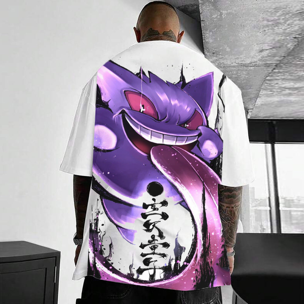 Pokémon personalized cartoon print short-sleeved T-shirt