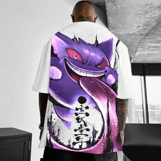 Pokémon personalized cartoon print short-sleeved T-shirt