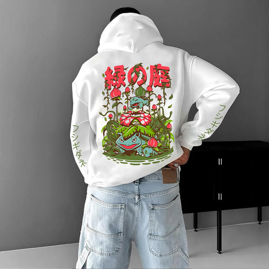 Pokémon Unisex Anime Graphic Streetwear Vintage Hoodie