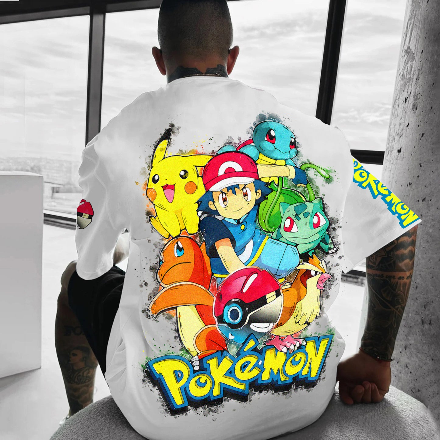 Pokémon Unisex Anime Inspired Vintage T-Shirt