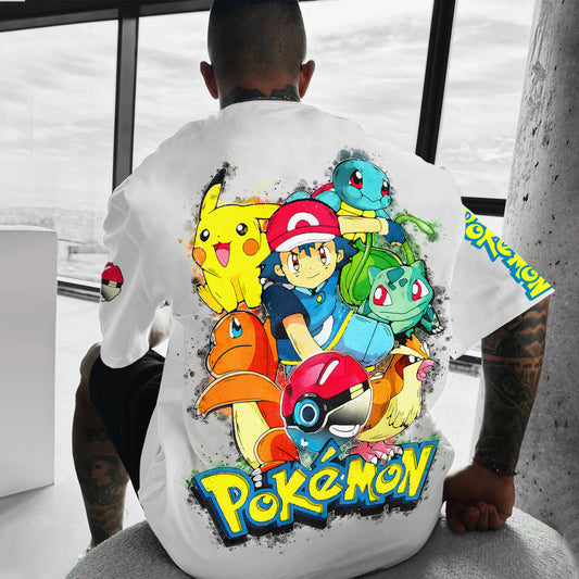 Pokémon Unisex Anime Inspired Vintage T-Shirt