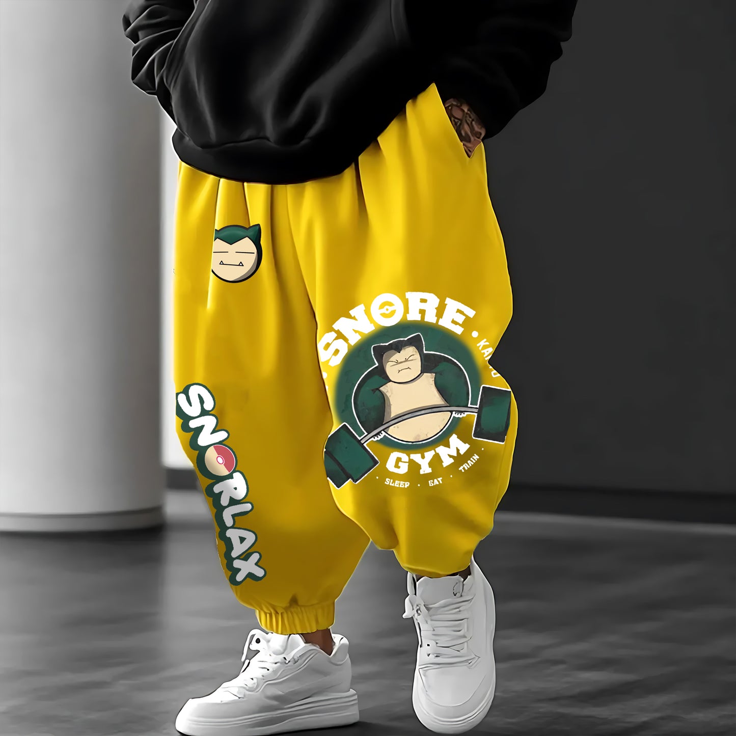 Pokémon Unisex Casual Anime Streetwear Pants