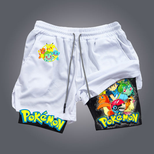 Pokémon Unisex Casual Anime Streetwear Shorts