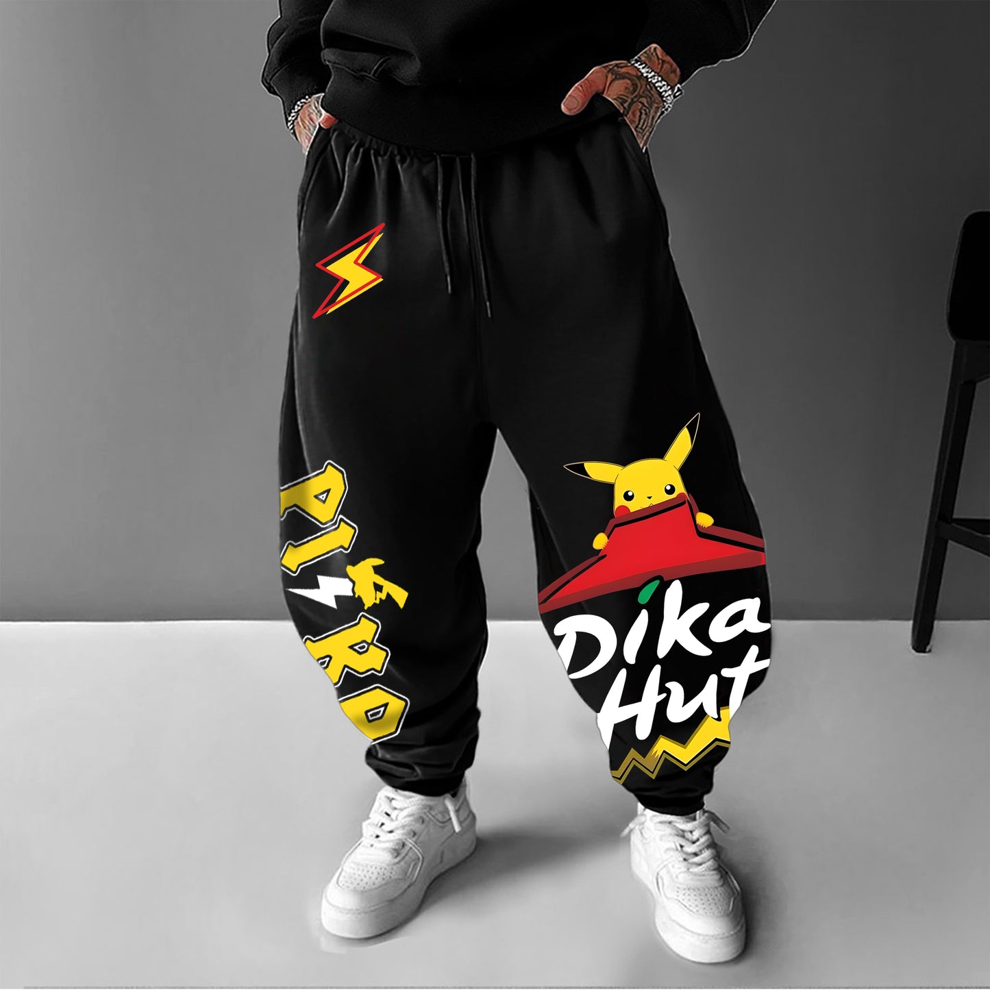 Pokémon Unisex Casual Anime Streetwear Pants