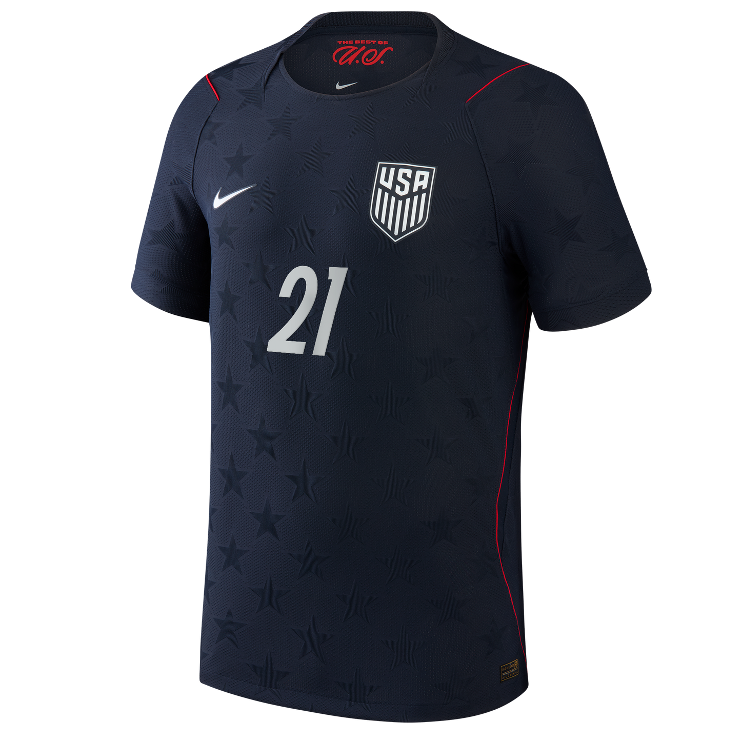 Timothy Weah USMNT 2026 Away Match Jersey - Blue