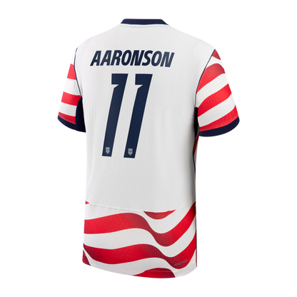 Brenden Aaronson USMNT 2026 Home Match Jersey - White
