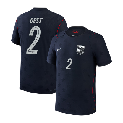 Sergiño Dest USMNT 2026/27 Away Match Jersey - Blue