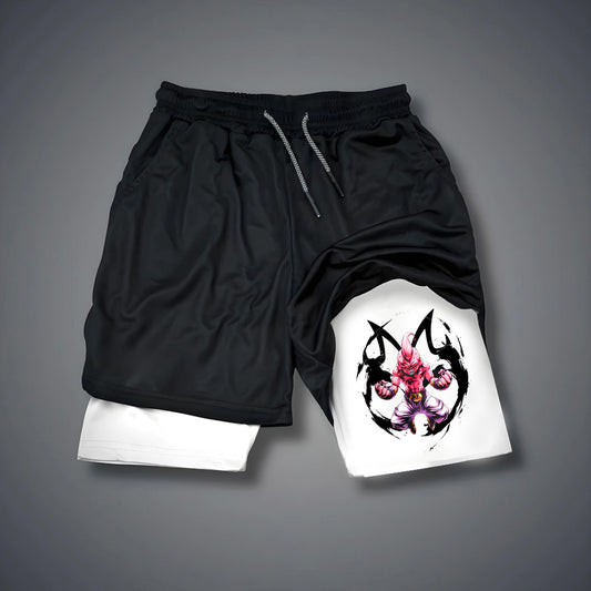 Casual   BUU Anime Printed Gym Shorts