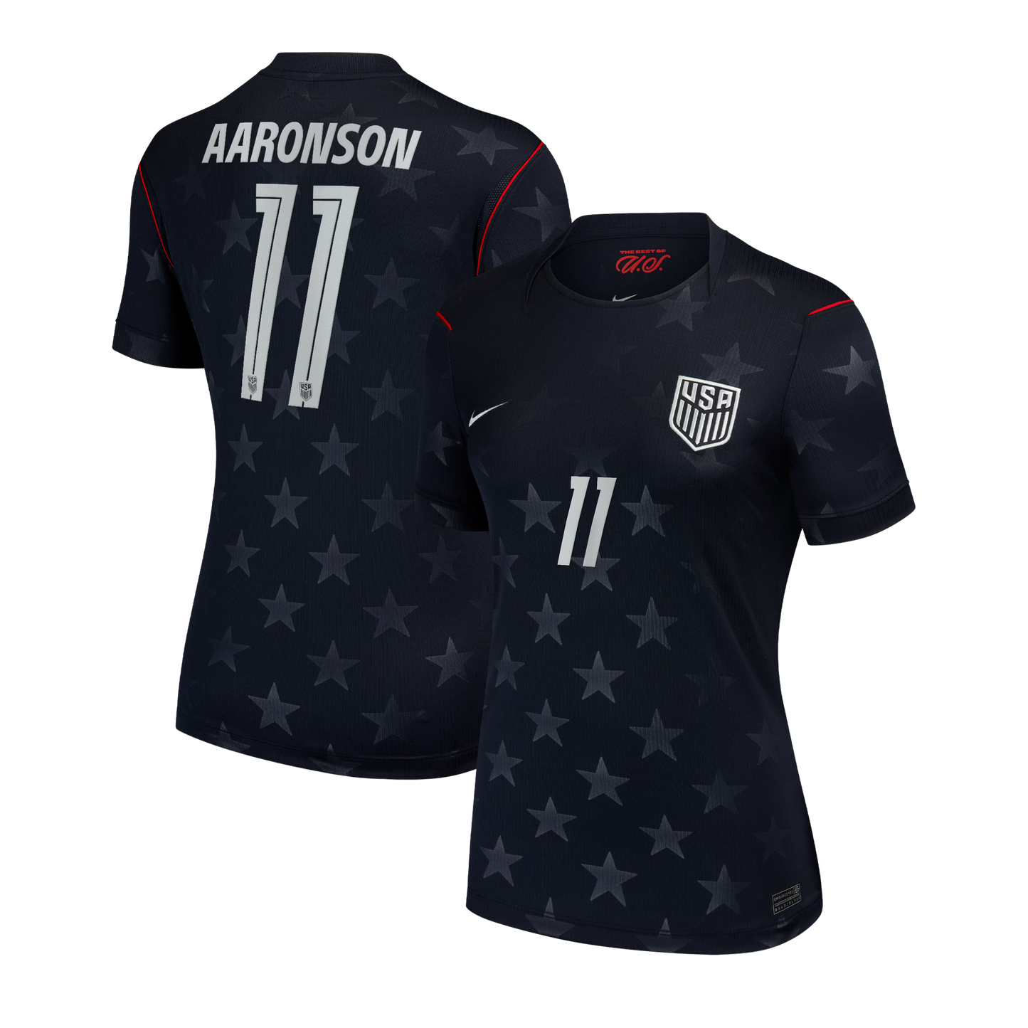 Brenden Aaronson USMNT Women's 2026/27 Away Stadium Replica Jersey - Blue