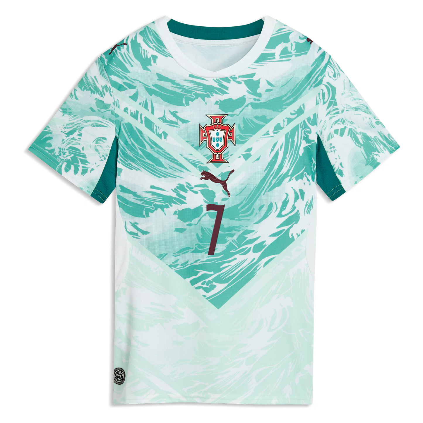Cristiano Ronaldo Portugal National Team Women's 2026 Away Replica Jersey - Green
