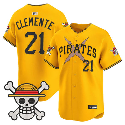 Men's Pittsburgh Pirates x One Piece Vapor Premier Limited Jersey - Stitched