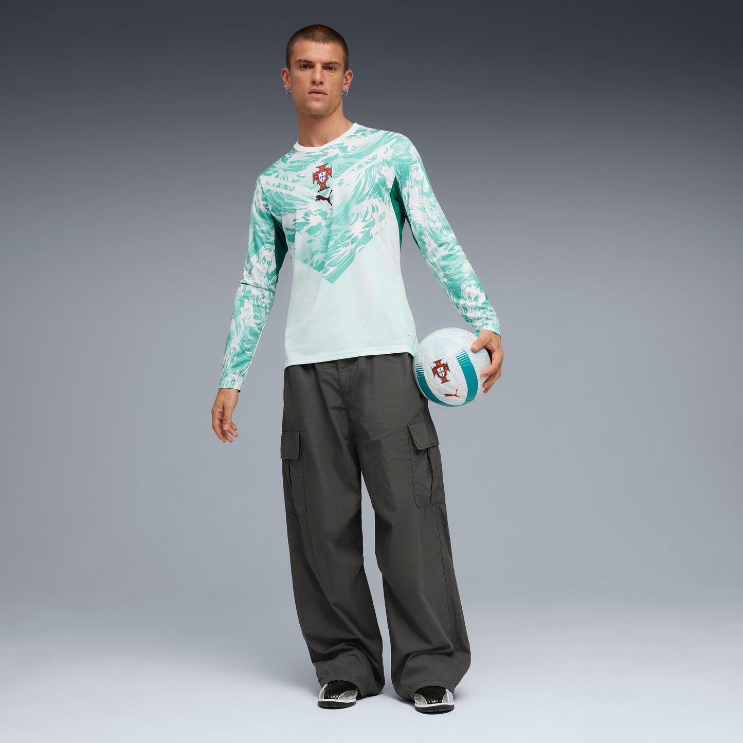 Portugal National Team 2026 Away Replica Long Sleeve Jersey - White