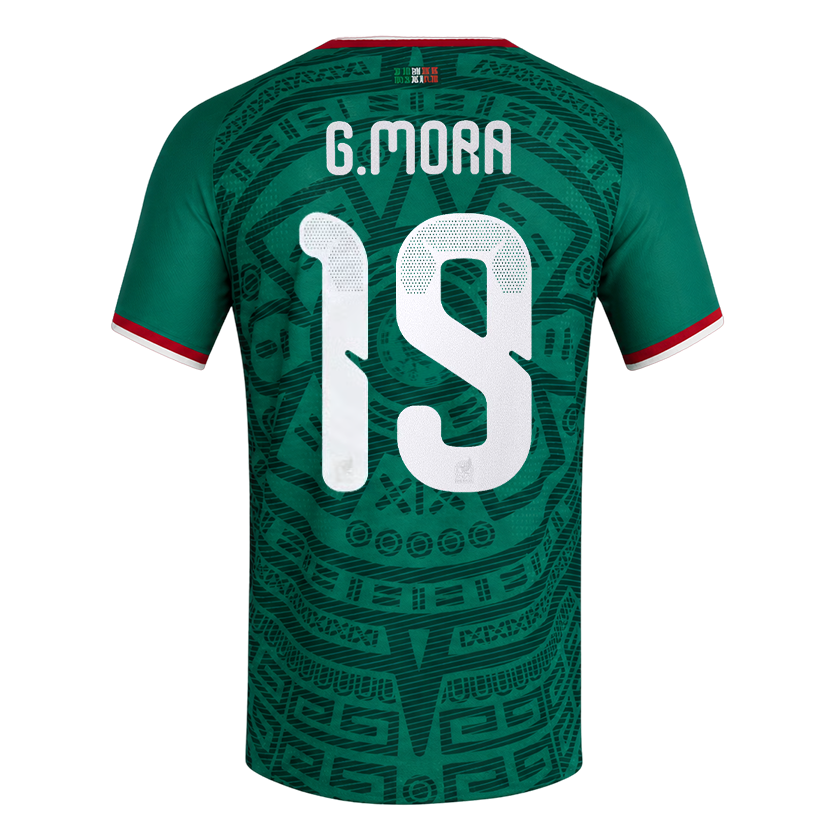Gilberto Mora Mexico National Team Women's 2026 Home Replica Jersey- Green