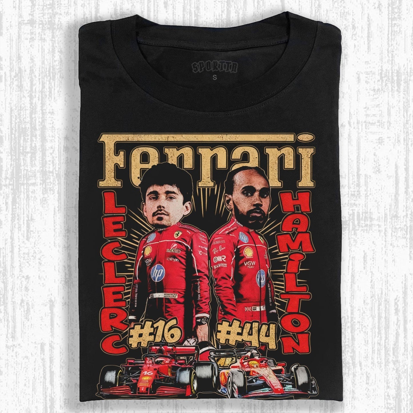 CHARLES LECLERC & LEWIS HAMILTON TEE