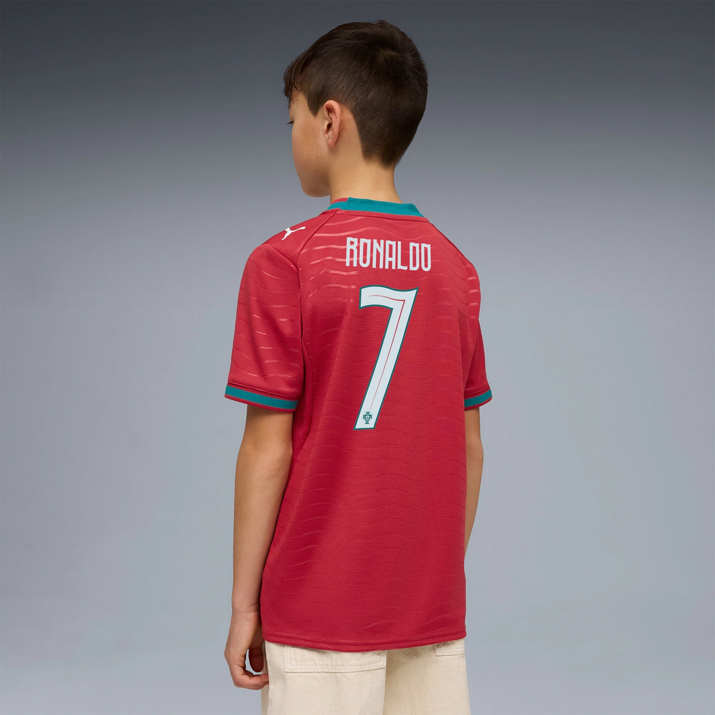 Cristiano Ronaldo Portugal National Team Youth 2026 Home Replica Jersey - Red