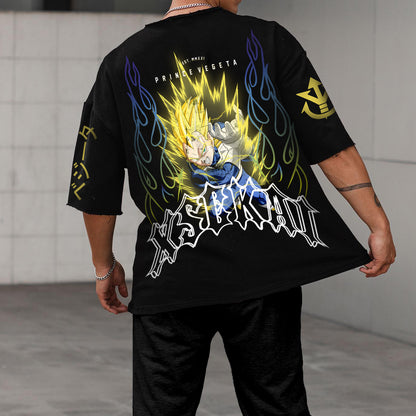 Unisex Anime Inspired Graphic Streetwear  T-shirt