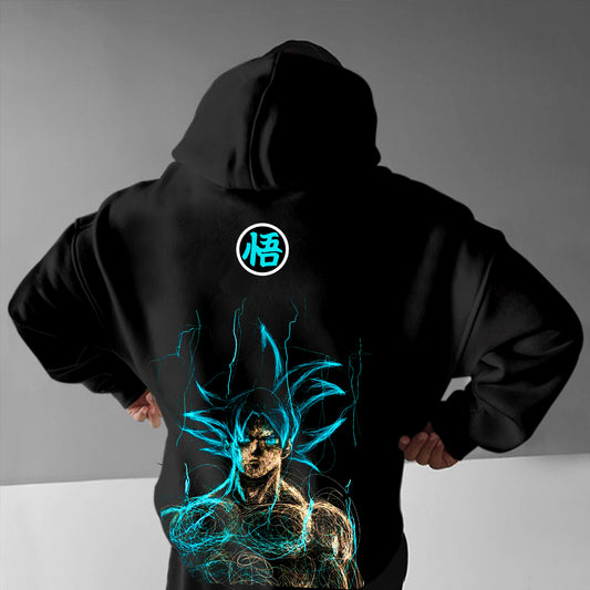Unisex Anime Graphic Streetwear Vintage Hoodie