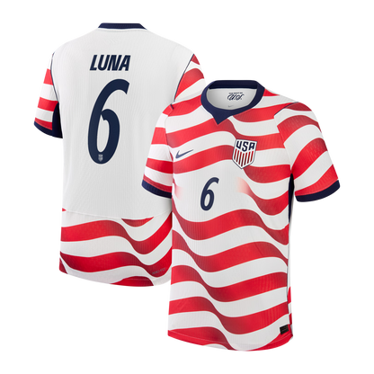 Diego Luna USMNT 2026 Home Match Jersey - White