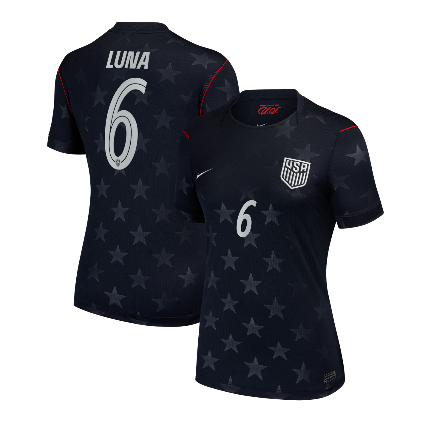 Diego Luna USMNT Women's 2026/27 Away Stadium Replica Jersey - Blue