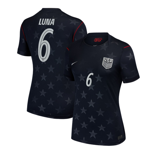 Diego Luna USMNT Women's 2026/27 Away Stadium Replica Jersey - Blue