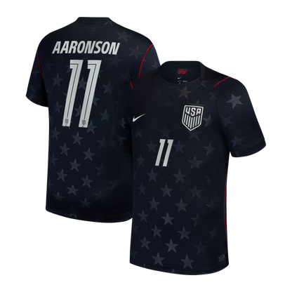 Brenden Aaronson USMNT 2026/27 Away Stadium Replica Jersey - Blue