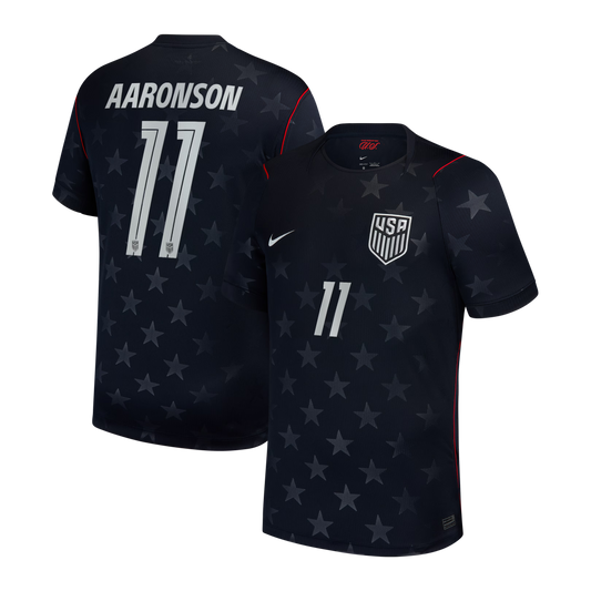 Brenden Aaronson USMNT 2026/27 Away Stadium Replica Jersey - Blue