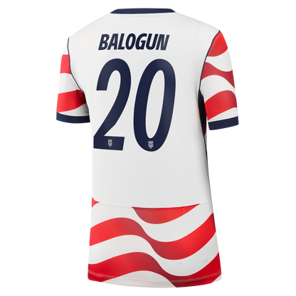 Folarin Balogun USMNT Women's 2026 Home Stadium Replica Jersey - White