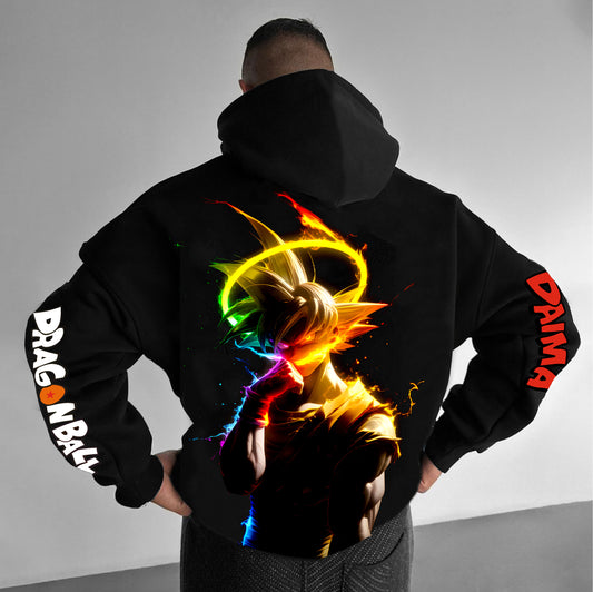 Unisex Anime Graphic Streetwear Vintage Hoodie