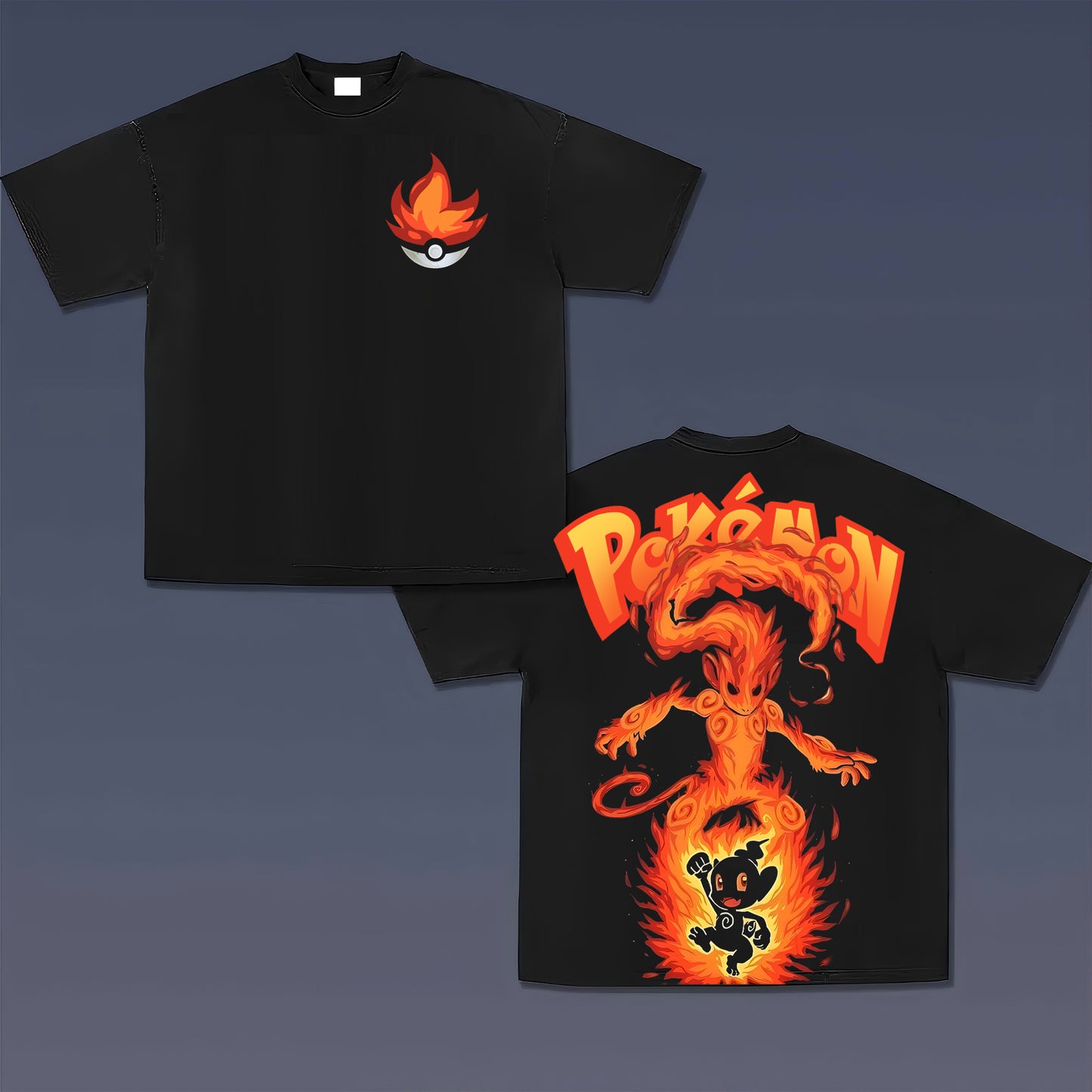 Pokémon Unisex Anime Inspired Vintage T-Shirt