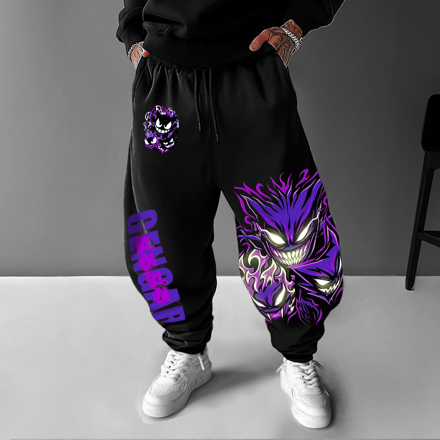 Pokémon Unisex Casual Anime Streetwear Pants