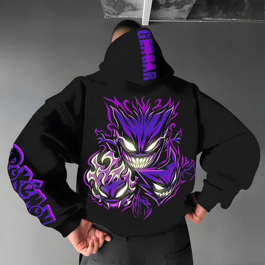 Pokémon Unisex Anime Graphic Streetwear Vintage Hoodie