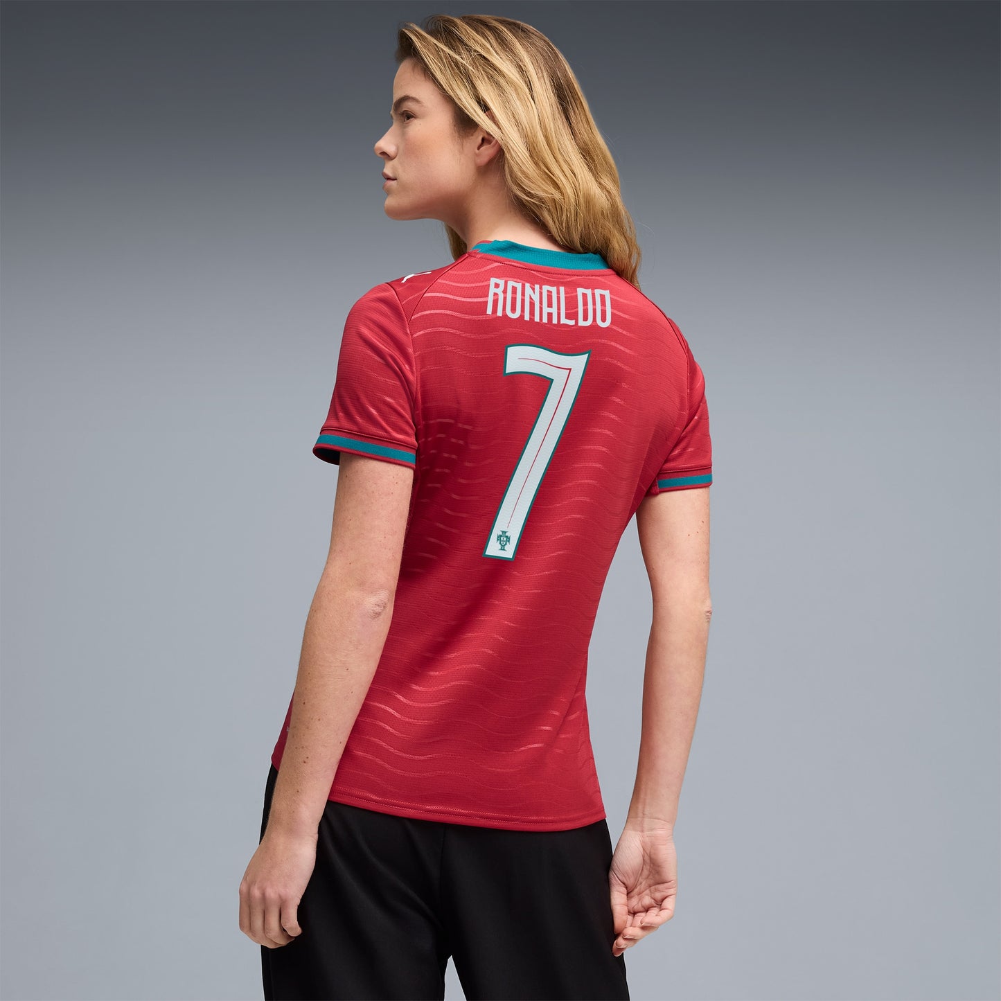 Cristiano Ronaldo Portugal National Team Women's 2026 Home Replica Jersey - Red