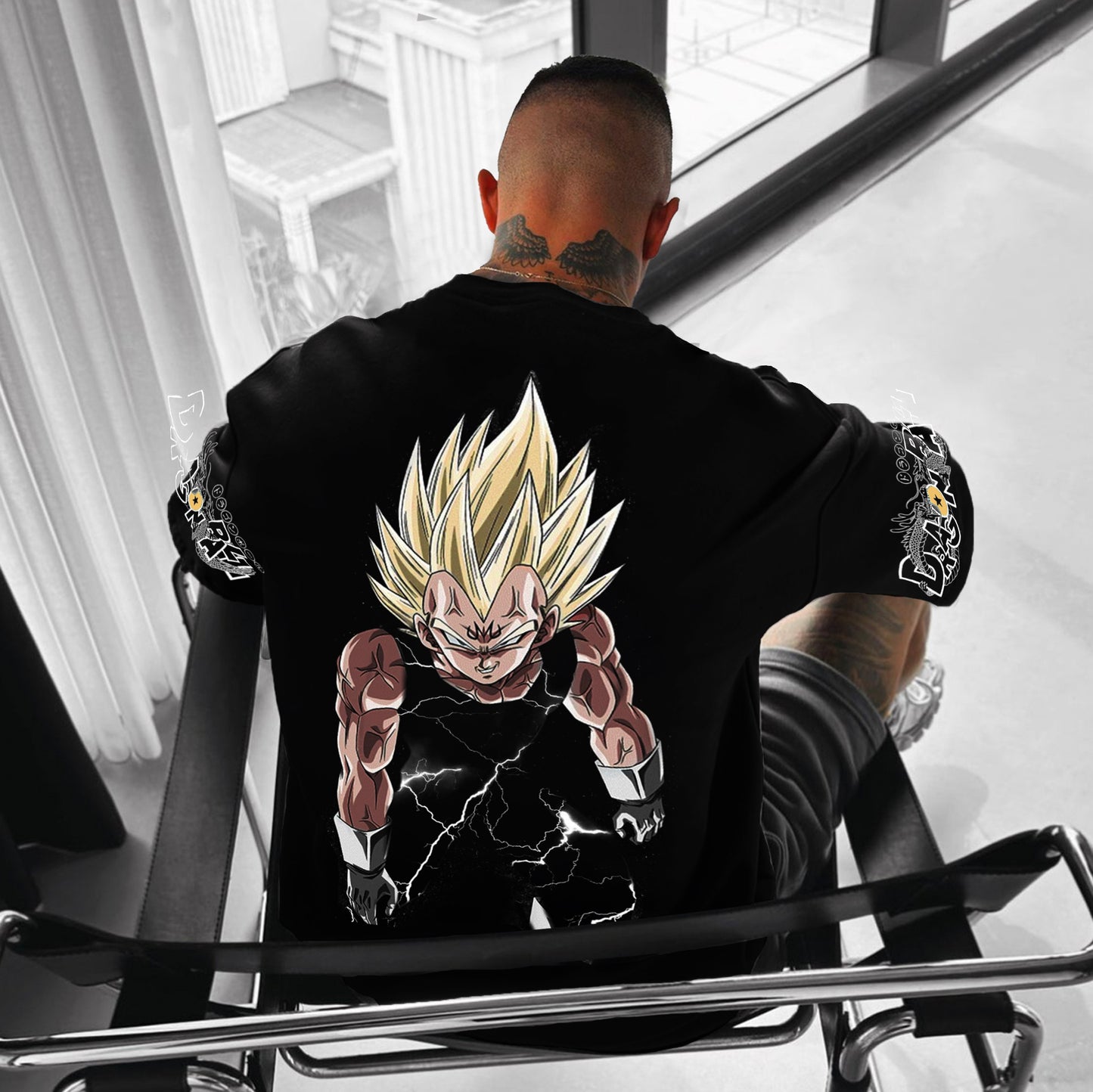Unisex Anime Inspired Graphic Streetwear  T-shirt