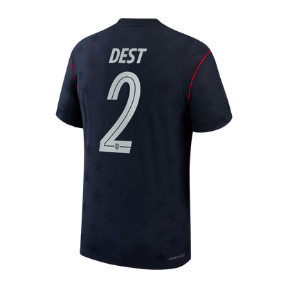 Sergiño Dest USMNT 2026/27 Away Match Jersey - Blue