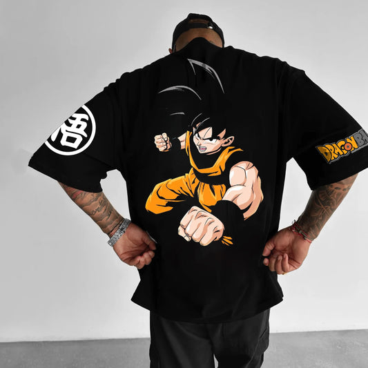 Unisex Anime Inspired Graphic Streetwear  T-shirt