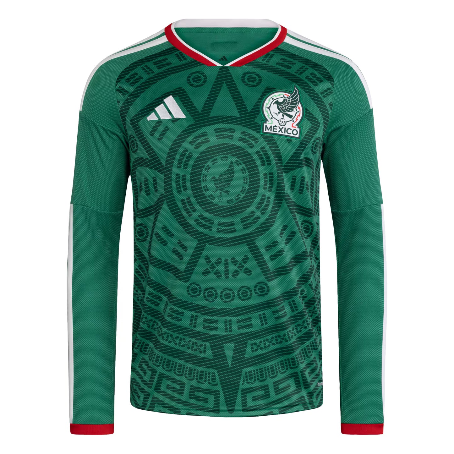 Mexico National Team 2026 Home Replica Long Sleeve Jersey - Green
